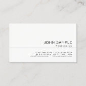 Trendy Clean Beruflich Creative Visitenkarte (Vorderseite)