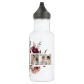 Trendy Collage Family Foto Farbige Blume Geschenk Edelstahlflasche (Rechts)