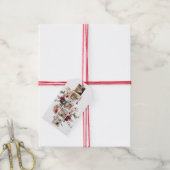 Trendy Collage Family Foto Farbige Blume Geschenk Geschenkanhänger (Mit Garn)