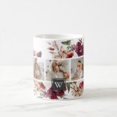 Trendy Collage Family Foto Farbige Blume Geschenk Kaffeetasse (Mittel)