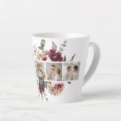 Trendy Collage Family Foto Farbige Blume Geschenk Milchtasse (Rechte Ecke)