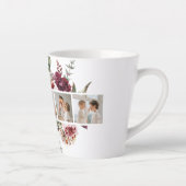 Trendy Collage Family Foto Farbige Blume Geschenk Milchtasse (Rechts)