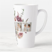 Trendy Collage Family Foto Farbige Blume Geschenk Milchtasse (Rechts)