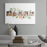 Trendy Collage Family Foto mit Blume-Geschenk Leinwanddruck<br><div class="desc">Erleben Sie wunderschöne Erinnerungen mit unserem Foto "Trendy Collage Family" mit Blume-Kollektion auf Zazzle. Dieses einzigartige und personalisierte Geschenk eignet sich hervorragend, um Ihre gepflegten Familienmomente zu präsentieren und dabei die Eleganz der Blume und die persönliche Touch der Initialen zu berücksichtigen. Mit unserem Collage Design können Sie mehrere Fotos der...</div>