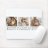 Trendy Collage Foto & Beste Familie je Bestes Gesc Mousepad (Mit Mouse)