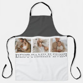 Trendy Collage Foto & Beste Familie je Bestes Gesc Schürze (Vorderseite)