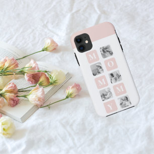 Trendy Collage Foto & Pastel Pink Bestes Mommy-Ges Case-Mate iPhone Hülle
