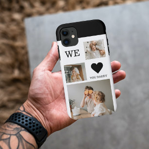 Trendy Collage Foto & Wir Liebe Sie Daddy Geschenk Case-Mate iPhone Hülle