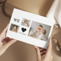 Trendy Collage Foto & Wir Liebe Sie Daddy Geschenk