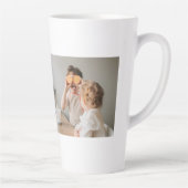 Trendy Collage Foto & Wir Liebe Sie Daddy Geschenk Milchtasse (Rechts)