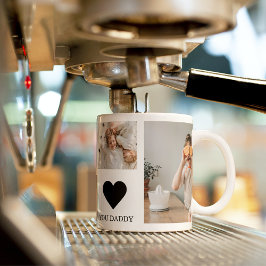 Trendy Collage Foto & Wir Liebe Sie Daddy Geschenk Tasse