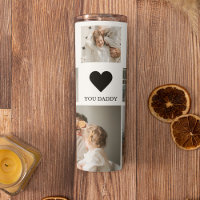 Trendy Collage Foto & Wir Liebe Sie Daddy Geschenk