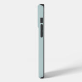 Trendy color block Niedlich grau text Lovely blue Case-Mate iPhone Hülle (Rückseite / Links)