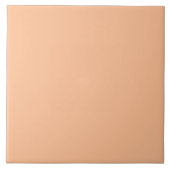 Trendy Color Peach Fuzz Solid Color | elegant Fliese (Vorderseite)
