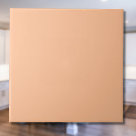Trendy Color Peach Fuzz Solid Color | elegant Fliese