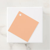 Trendy Color Peach Fuzz Solid Color | elegant Geschenkanhänger (Beispiel)