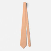 Trendy Color Peach Fuzz Solid Color | elegant Krawatte (Vorderseite)