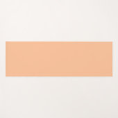Trendy Color Peach Fuzz Solid Color | elegant Yogamatte (Vorderseite (Horizontal))
