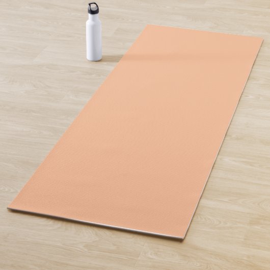 Trendy Color Peach Fuzz Solid Color | elegant Yogamatte (Beispiel)