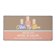 Trendy Colorblock Nail Salon