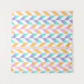 Trendy Colorful Geometric Shapes – Modern Style   Wandteppich (Vorderseite (Horizontal))