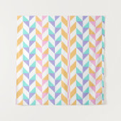 Trendy Colorful Geometric Shapes – Modern Style   Wandteppich (Vorderseite)