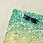 Trendy Colorful Glitzer Ombre Strandtuch (Beispiel)