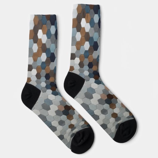 Trendy Colorful Patterned Socks Socken (Rechts)
