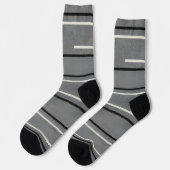Trendy Colorful Patterned Socks Socken (Linkes Detail)