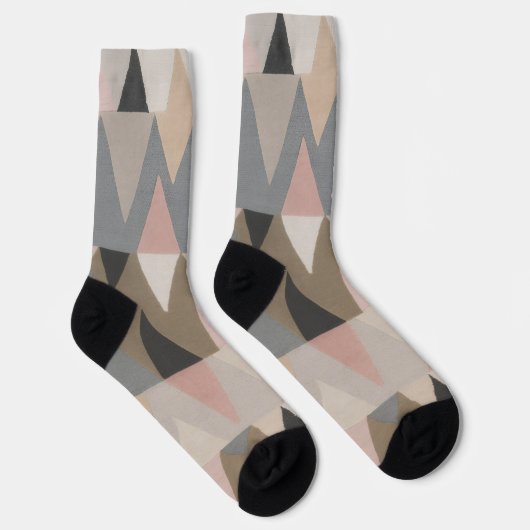 Trendy Colorful Patterned Socks Socken (Rechts)