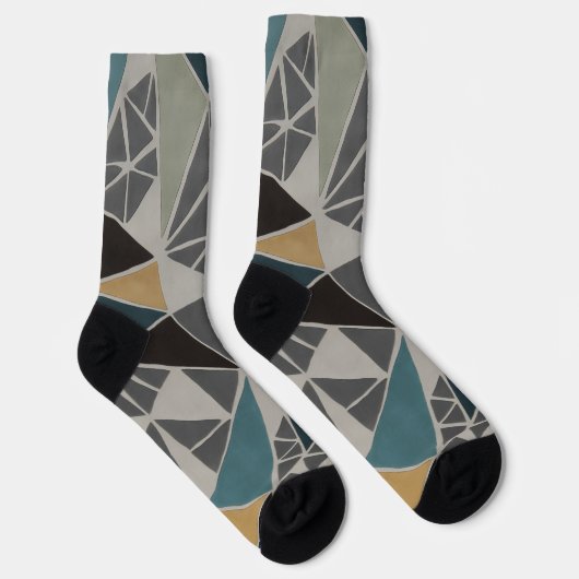 Trendy Colorful Patterned Socks Socken (Rechts)