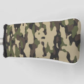 Trendy Colors Camouflage Abstraktes Muster Golf Headcover (Vorderseite)