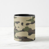 Trendy Colors Camouflage Abstraktes Muster  Tasse (Zentrum)