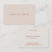 Trendy Colors Elegantes Berufliches Template Visitenkarte (Vorne/Hinten)