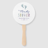 Trendy colorways Boy Baby Dusche Fächer (Vorderseite)