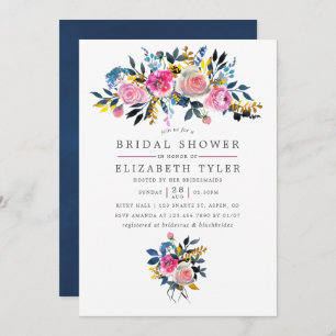 Trendy Colorways Brautparty Einladung