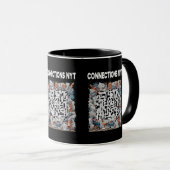Trendy Connections NYT Design Black Tasse (VorderseiteRechts)