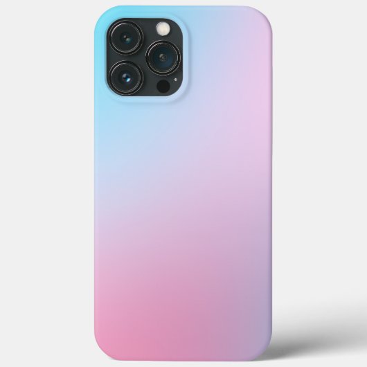 Trendy Contemporary Aquamarin Pink Blue Case-Mate iPhone Hülle (Rückseite)