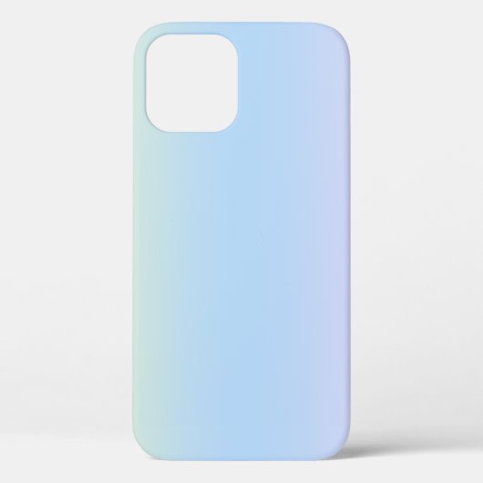 Trendy Contemporary Light Blue Case-Mate iPhone Hülle (Rückseite)
