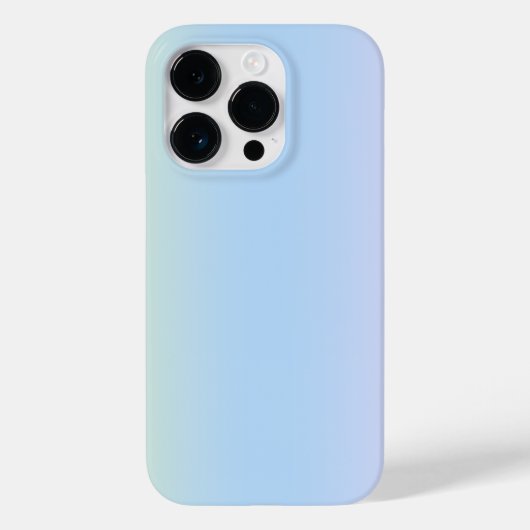 Trendy Contemporary Light Blue Case-Mate iPhone Hülle (Rückseite)