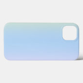 Trendy Contemporary Light Blue Case-Mate iPhone Hülle (Rückseite (Horizontal))