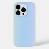 Trendy Contemporary Light Blue Case-Mate iPhone Hülle (Rückseite)