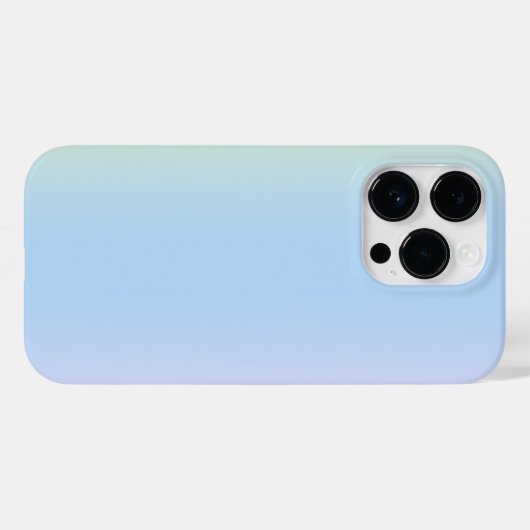 Trendy Contemporary Light Blue Case-Mate iPhone Hülle (Rückseite (Horizontal))