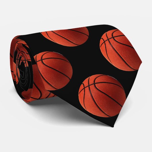 Trendy Cool Basketball Neck Tie Krawatte (Gerollt)