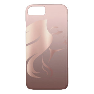 Trendy Cool Girl Face Silhouette Case-Mate iPhone Hülle