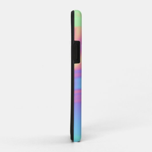 Trendy Cool Glitzer Tropfens Ombre Holographic Case-Mate iPhone Hülle (Hinten/Rechts)