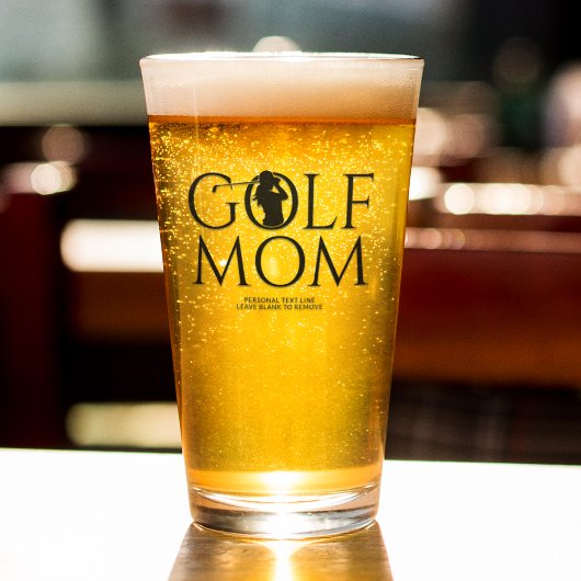 Trendy Cool "GOLF MAMA" Pint Glas