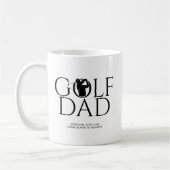 Trendy Cool "GOLF VATER" Kaffeetasse (Links)