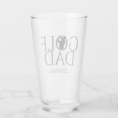 Trendy Cool "GOLF VATER" Pint Glas (Rückseite)