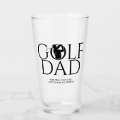 Trendy Cool "GOLF VATER" Pint Glas (Vorderseite)